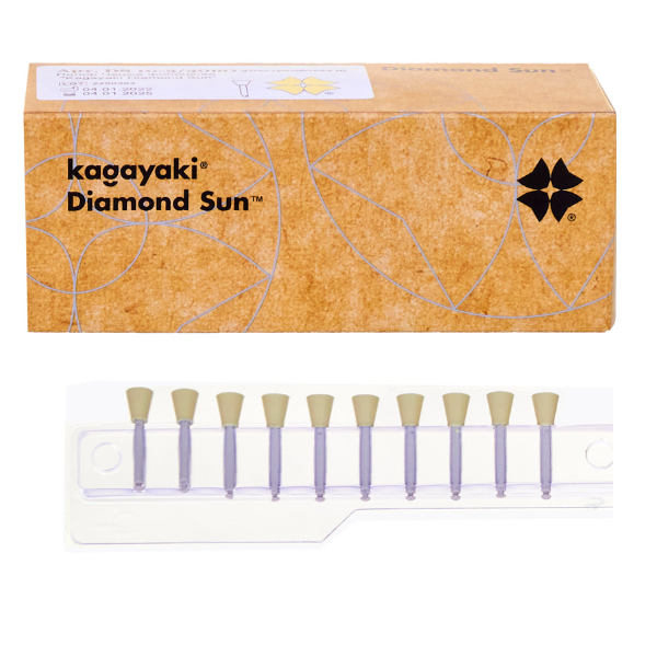 Полир Чашка финишная  Kagayaki Diamond Sun (желтый) 30 шт DS 10-3 купить