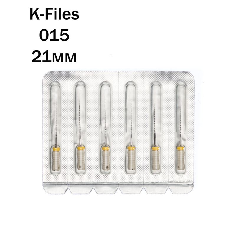 К-файлы / K-Files 015/21мм 6шт Pro-Endo P63021015 купить