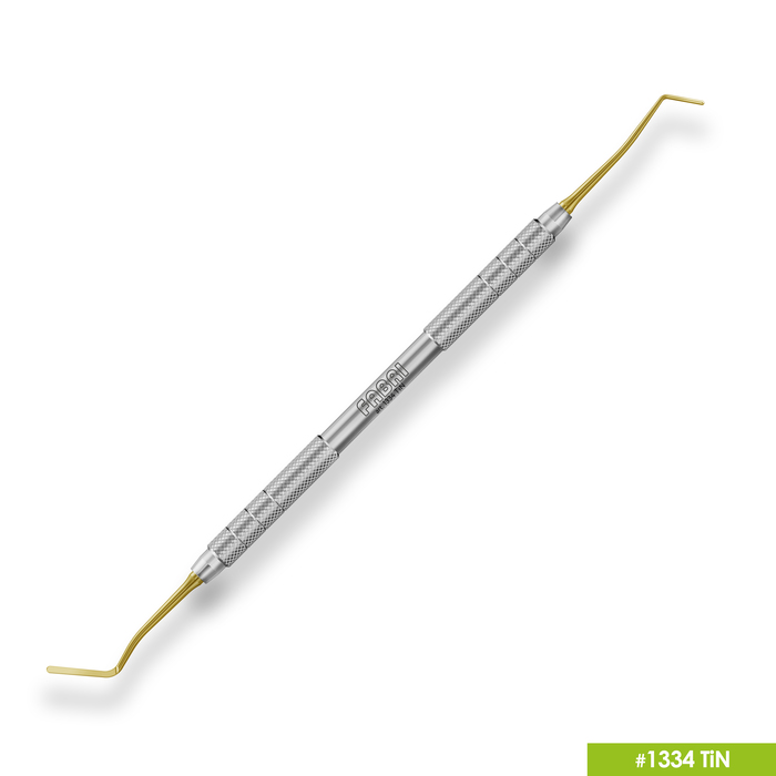 Гладилка удлиненная узкая с цилиндрическим штопфером O1.0mm ручка O6mm покрытие Gold купить