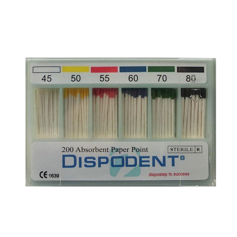 Штифты бумажные №15-40 200шт Dispodent купить