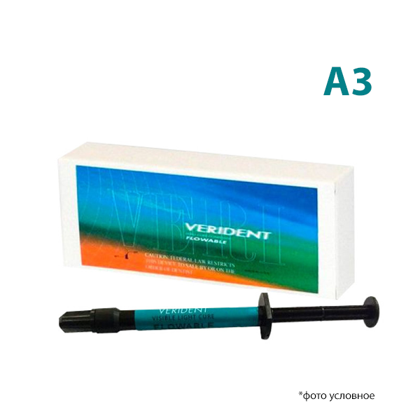 Веридент / Verident композит световой жидкотекучий шприц А3 2гр купить